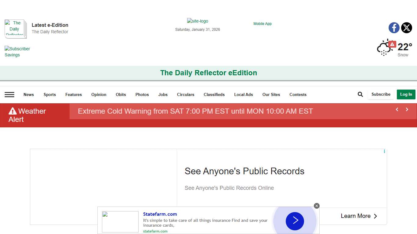 Jail Bookings reflector.com